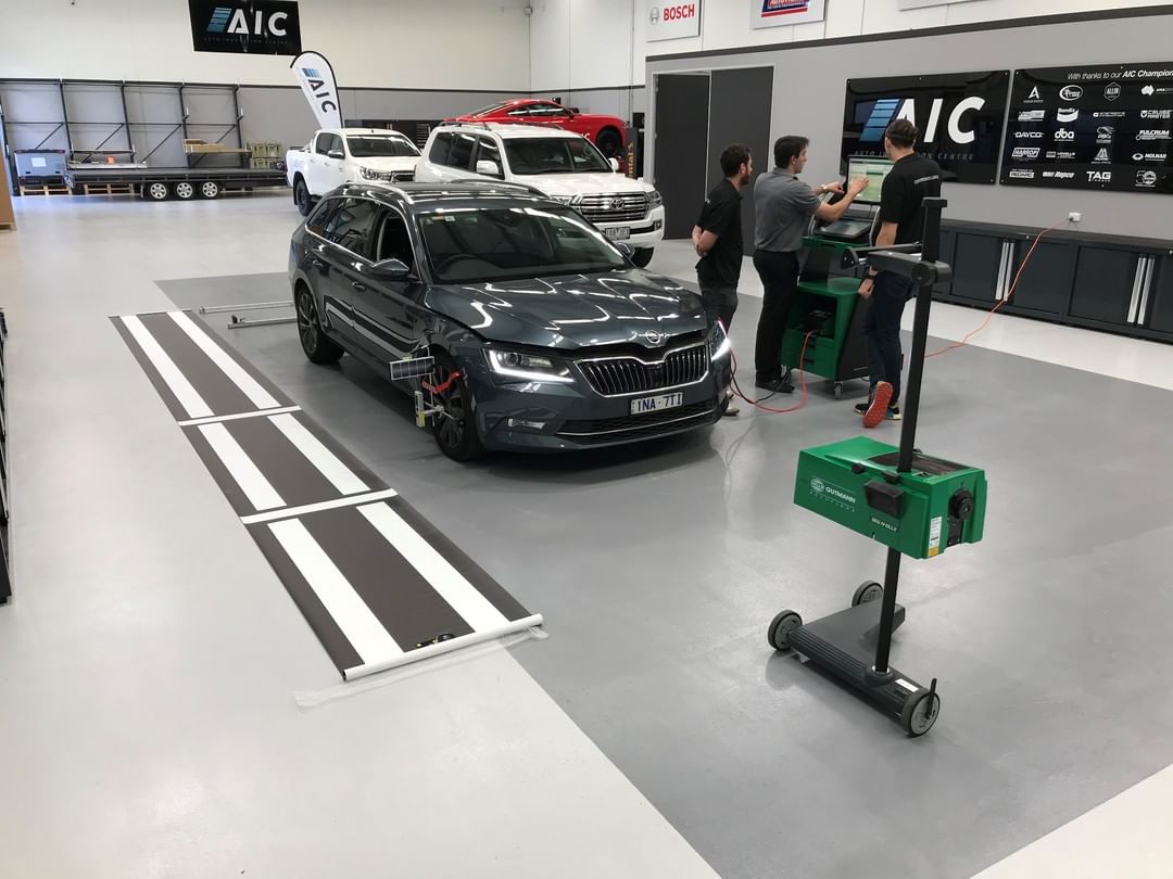 @hella.group Australia were back at the AIC today conducting ADAS Calibration Training with our team. ADAS Calibration is one of the many services the AIC offers. Learn more at www.autoic.com.au

#AIC #autoinnovation #ADAS #Hella