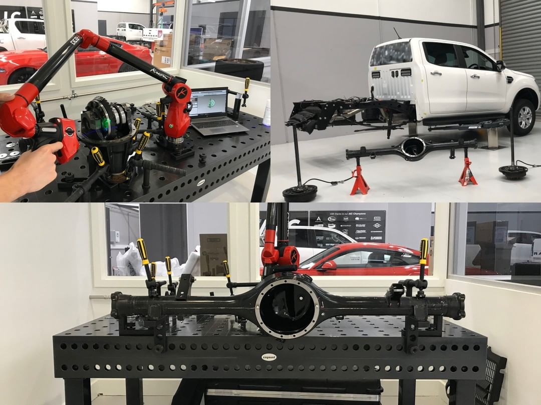 Yesterday we used our Kreon 7-axis skyline scanning arm from Lightwave Technology mounted to the Siegmund Jig Table from @moderntoolsaustralia to scan the rear differential of the AIC Ford Ranger PX3.

#wheresmytub #wheelbarrow #3DScanning #kreon7axis #siegmundjigtable #lightwavetechnology